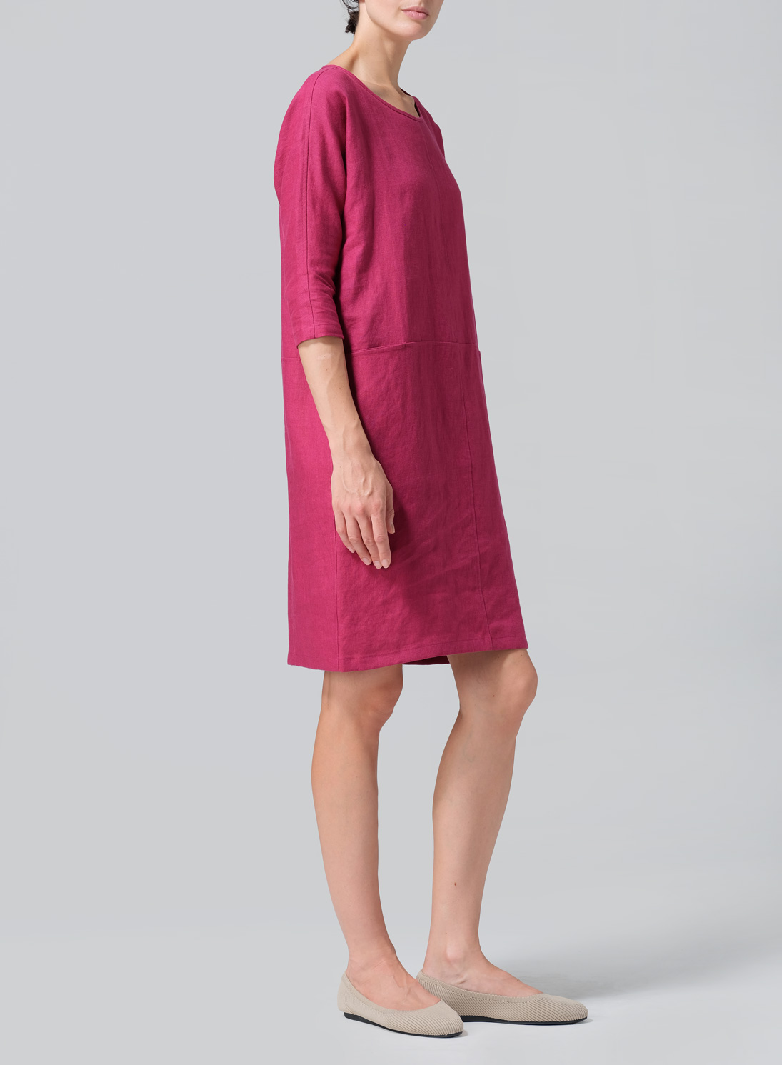 Linen Straight Cut Dress