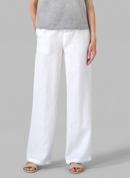 Linen Casual Extra Long Pants