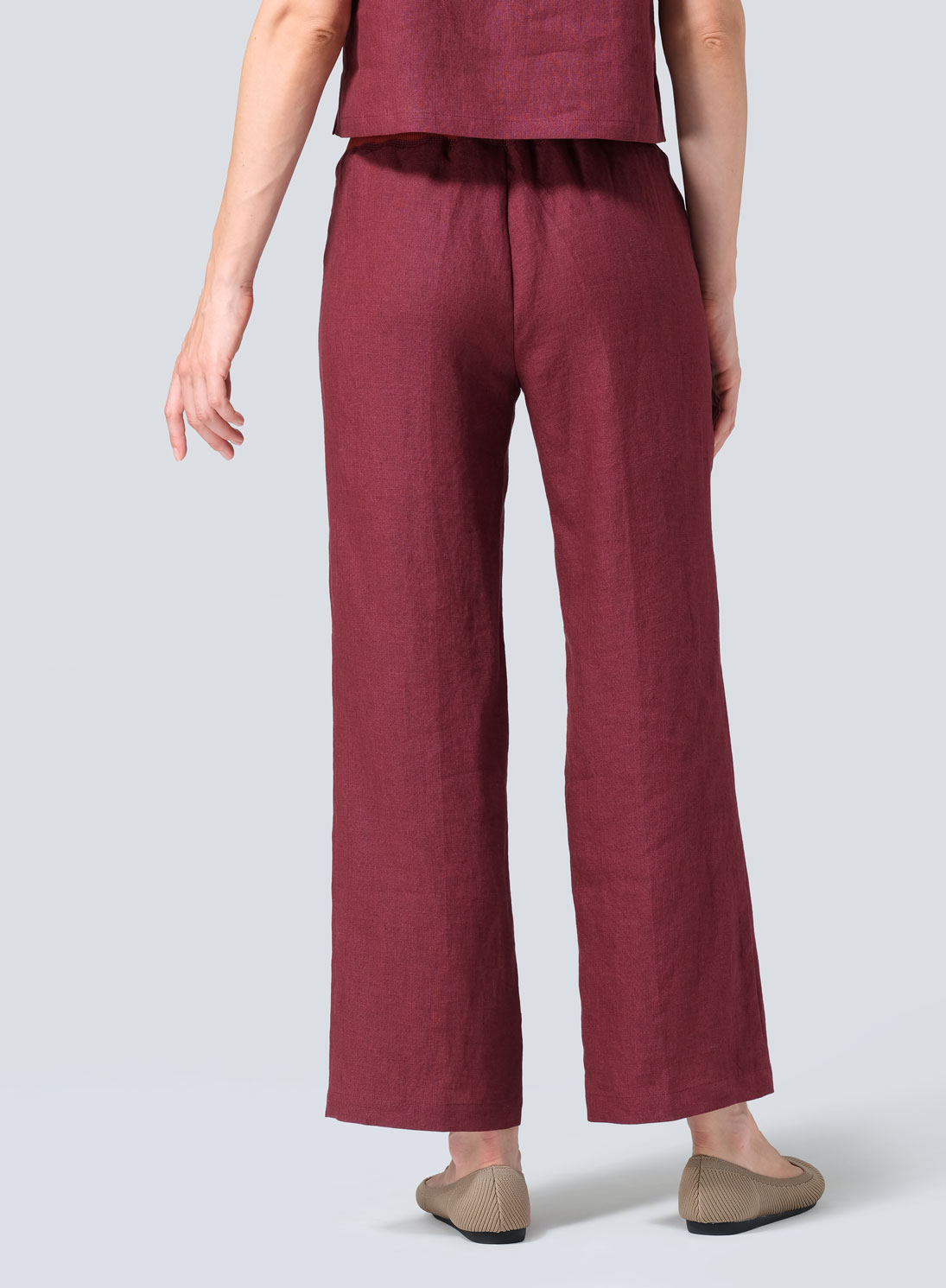 Linen Straight Leg Pants