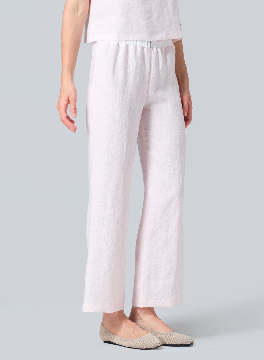 Linen Straight Leg Pants