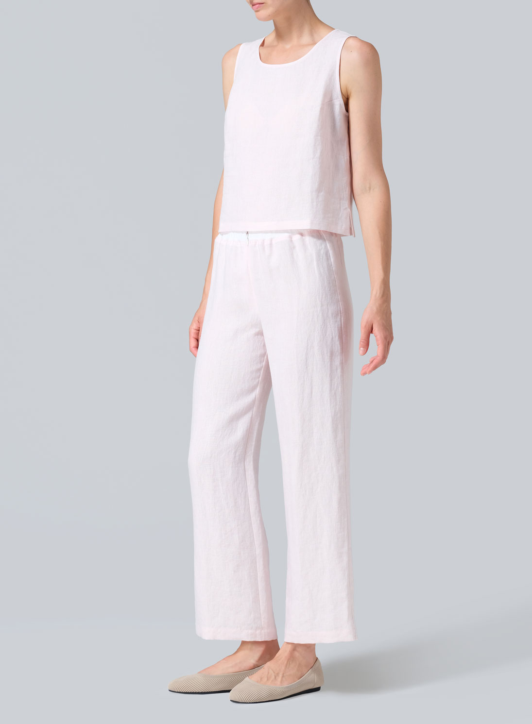 Linen Straight Leg Pants