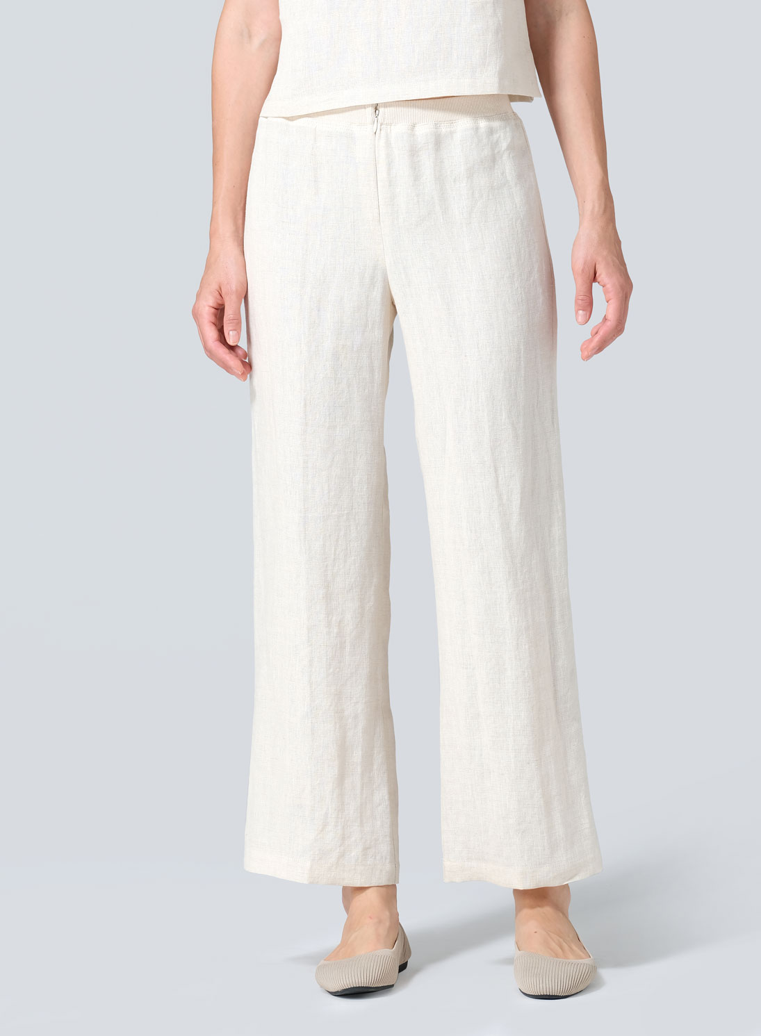 Linen Straight Leg Pants