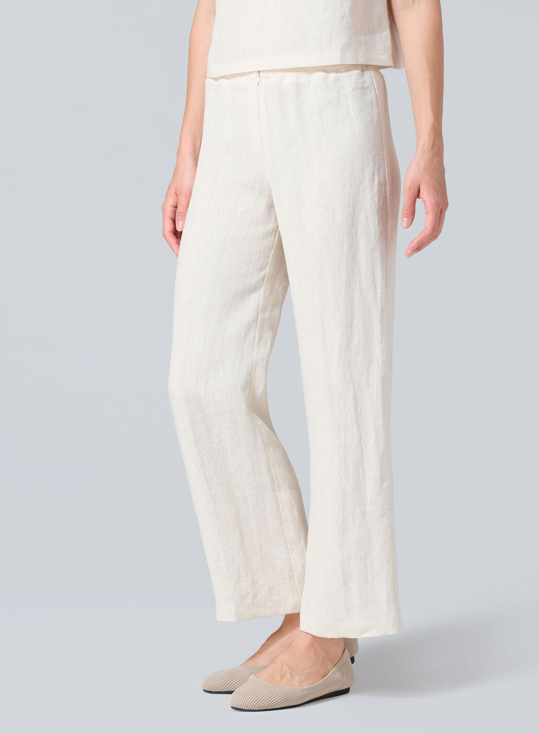 Linen Straight Leg Pants