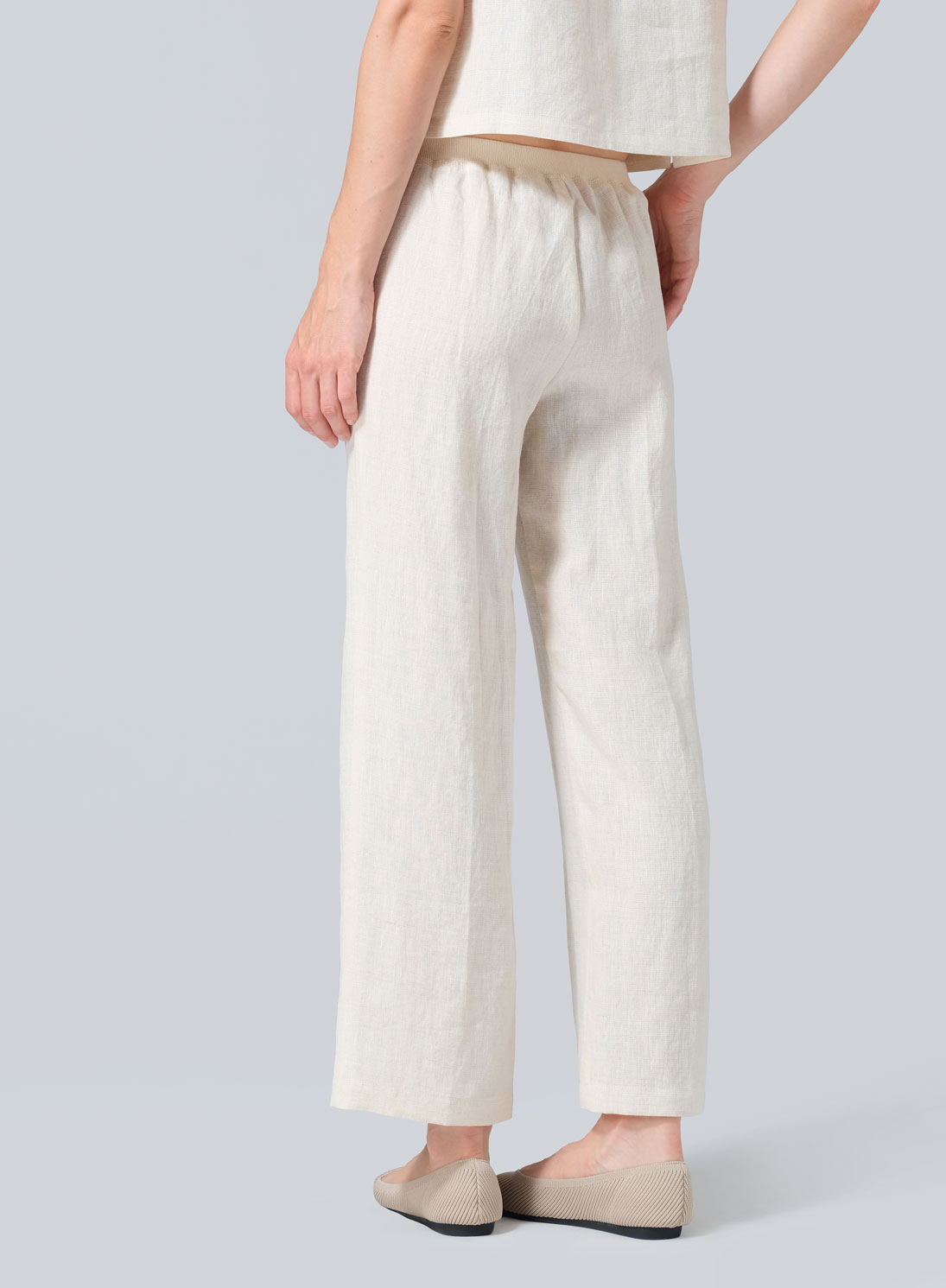 Linen Straight Leg Pants