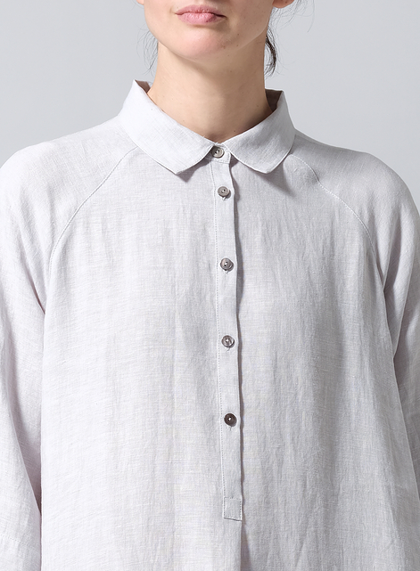 Linen A line Shirt Dress