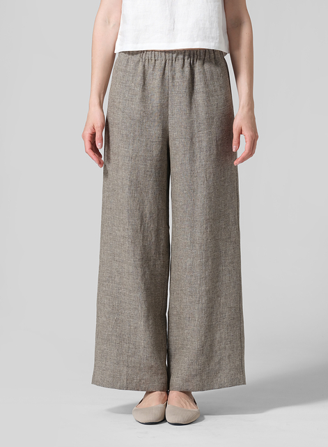 Linen Long Straight Pants