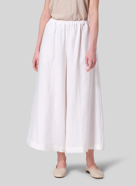 Linen Wide Leg Fit Pants