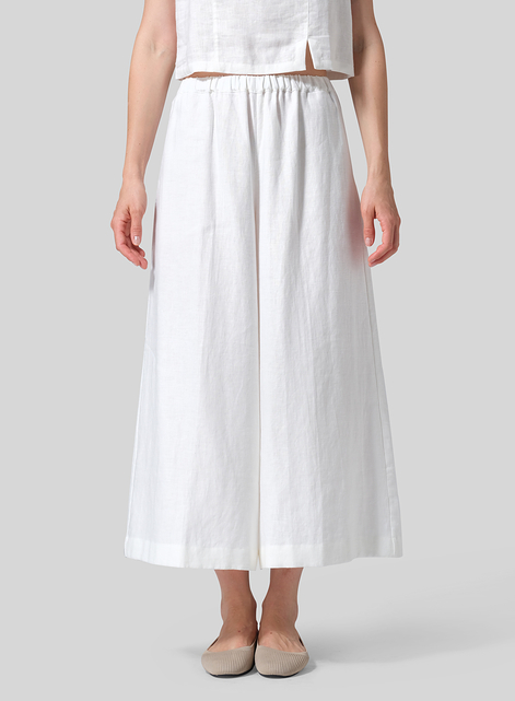 Linen Wide Leg Fit Pants