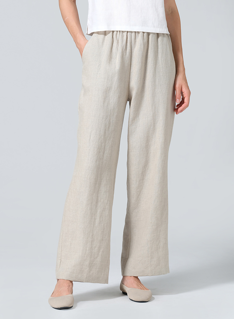Linen Regular Long Pants