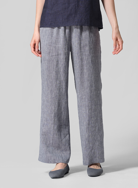 Linen Regular Long Pants