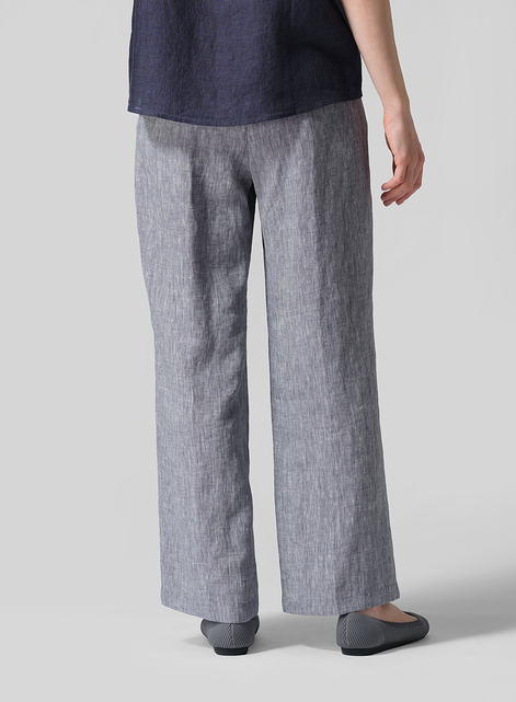 Linen Regular Long Pants