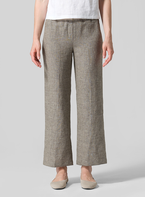 Linen Straight Leg Pants