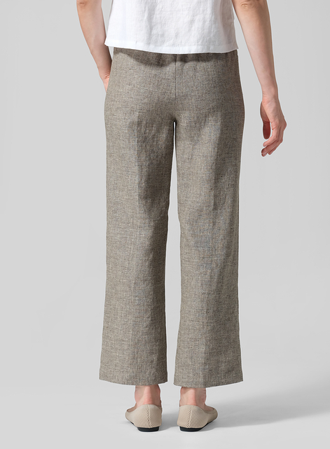 Linen Straight Leg Pants