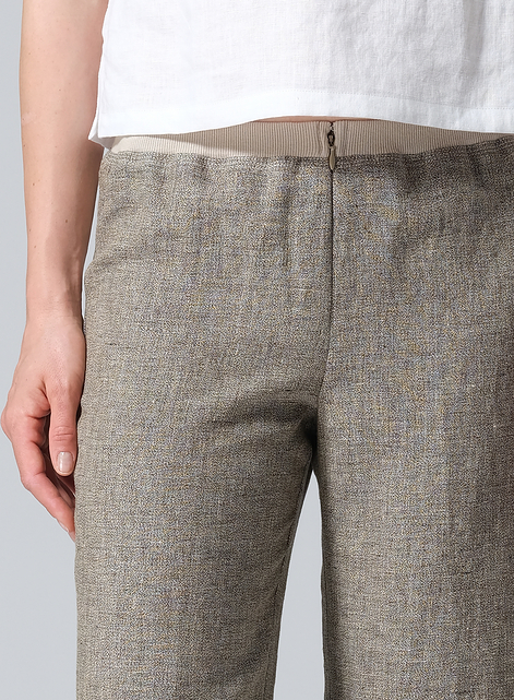 Linen Straight Leg Pants