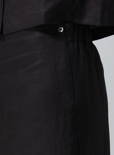 Linen Casual Loose A-line Wide-Leg Long Trousers