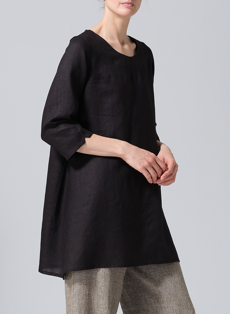 Linen Classic A-Line Tunic