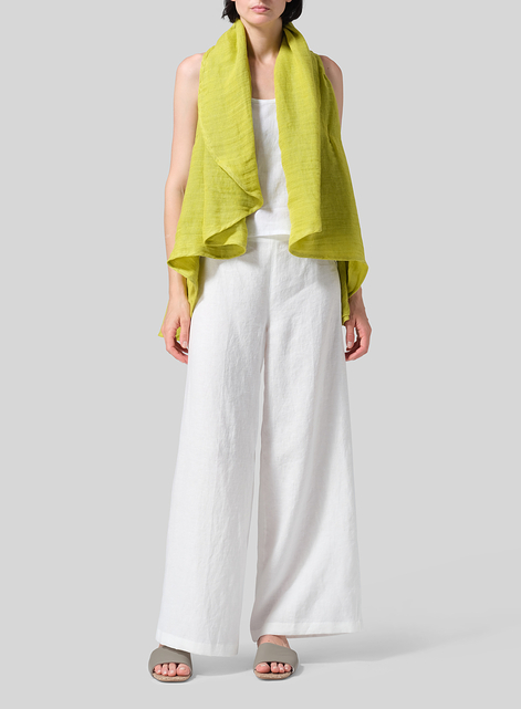 Linen Reversible Cape Jacket