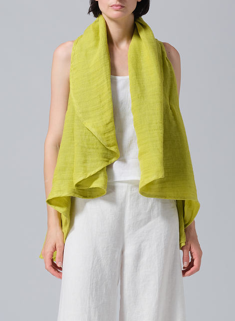 Linen Reversible Cape Jacket