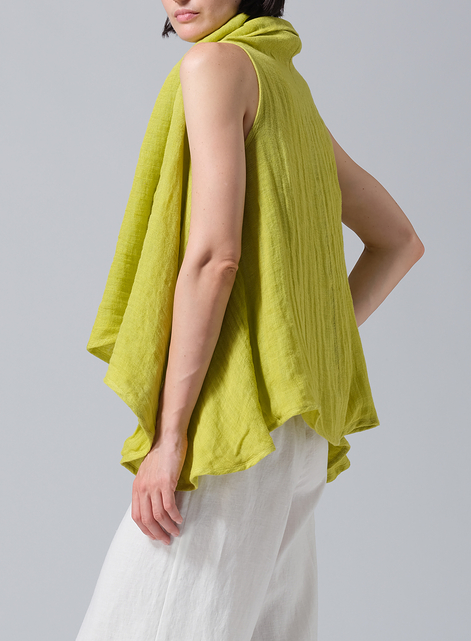 Linen Reversible Cape Jacket