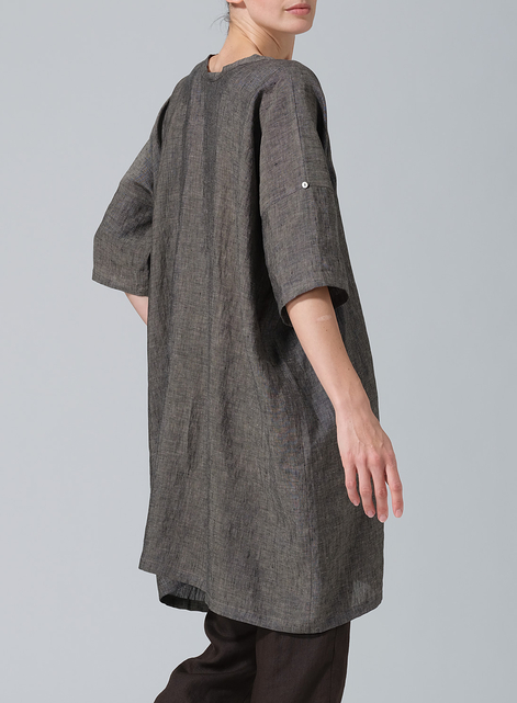 Linen Wide A-line Tunic
