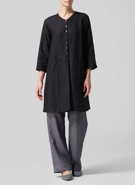 Linen Versatile Midi Top