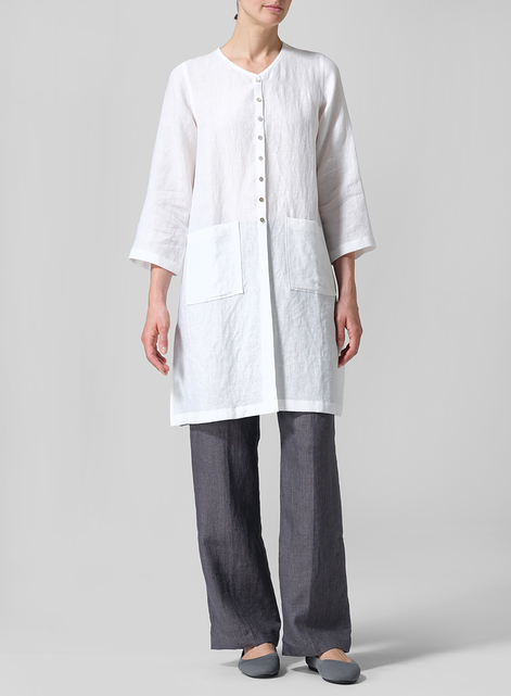 Linen Versatile Midi Top