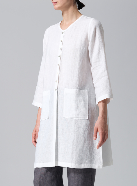 Linen Versatile Midi Top