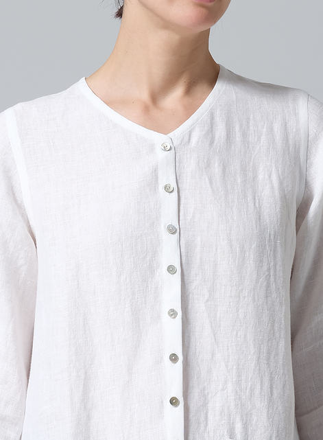 Linen Versatile Midi Top