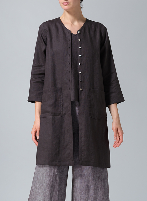 Linen Versatile Midi Top