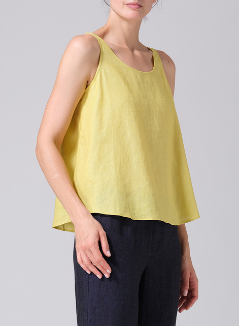 Linen Thin Strap Cami