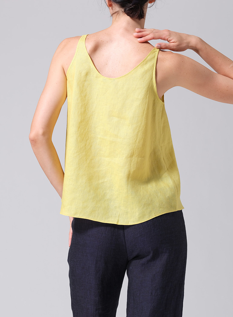 Linen Thin Strap Cami
