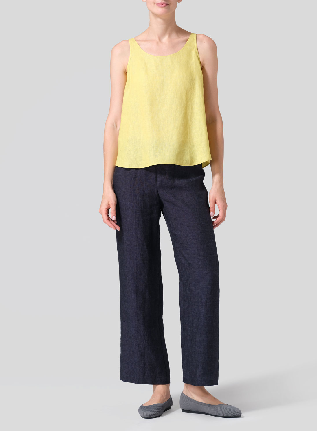 Linen Thin Strap Cami