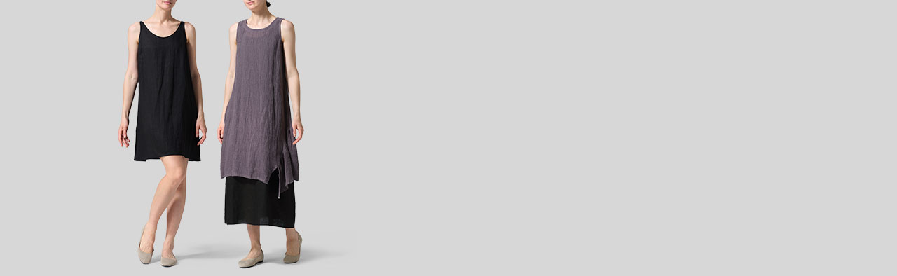 Linen Dresses & Skirts | Plus Size Clothing 