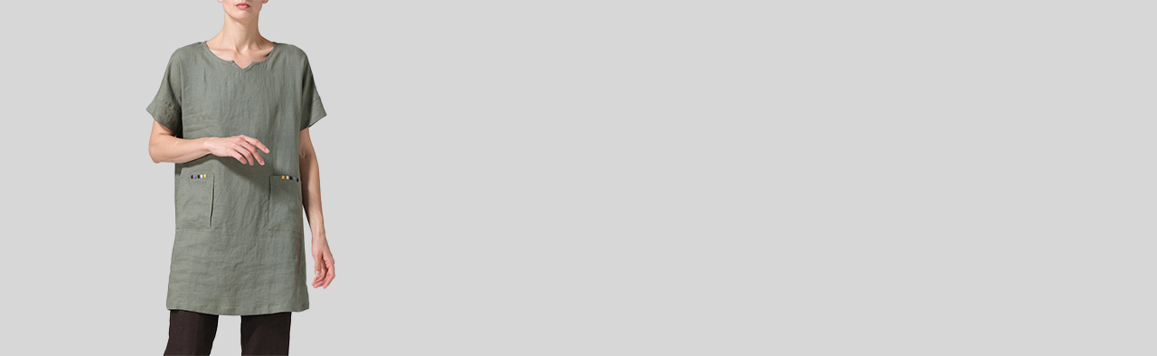 Linen Tunics | Plus Size Clothing 